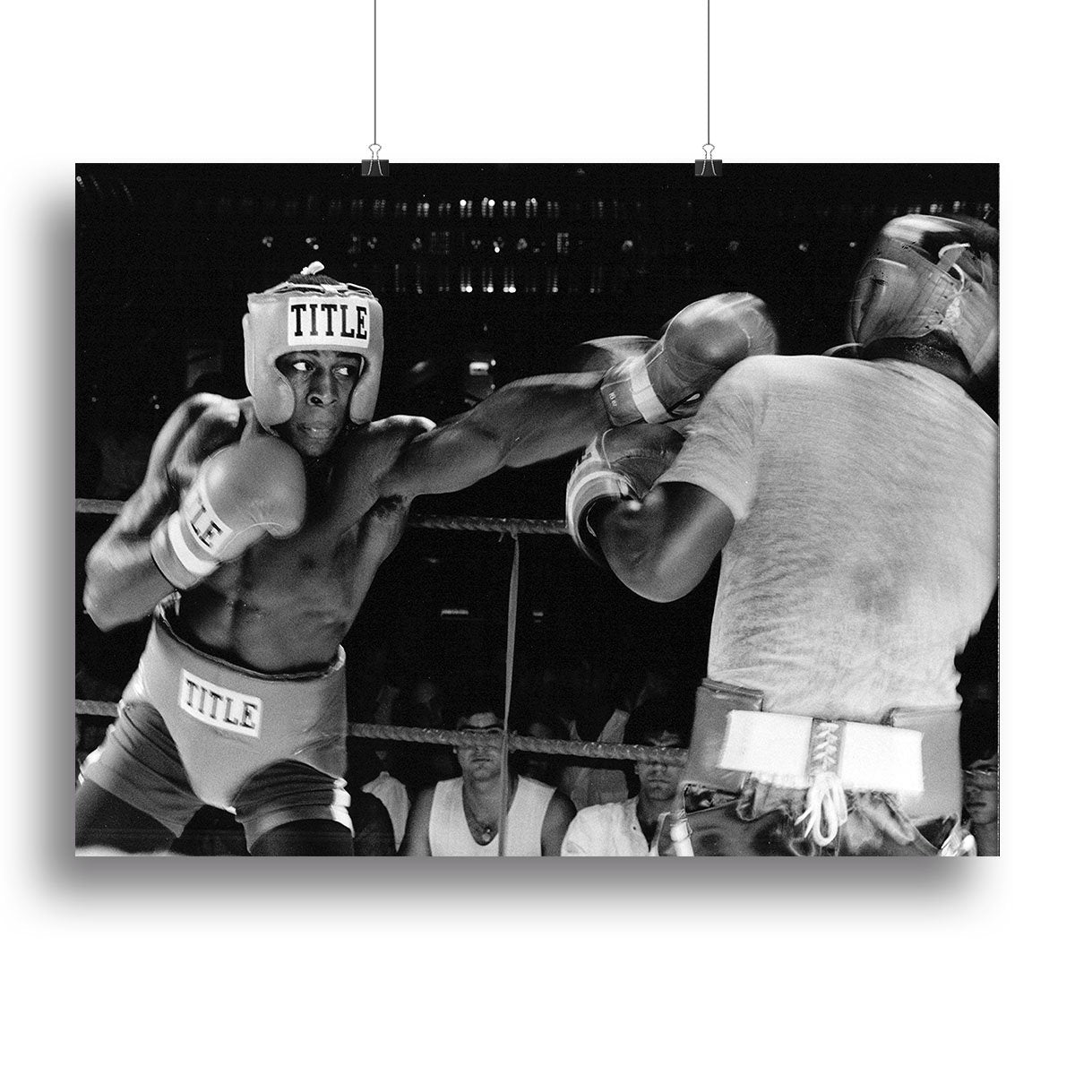 Frank Bruno sparring Canvas Print or Poster