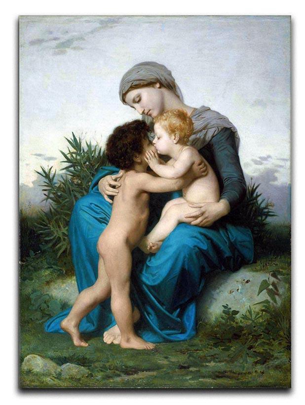 Fraternal Love By Bouguereau Canvas Print or Poster  - Canvas Art Rocks - 1