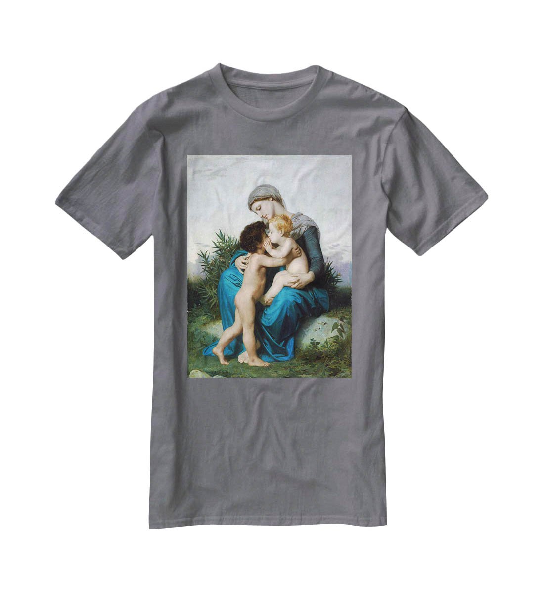 Fraternal Love By Bouguereau T-Shirt - Canvas Art Rocks - 3