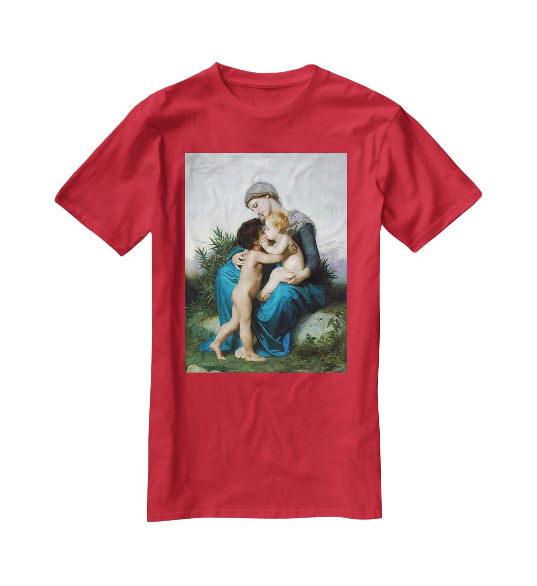 Fraternal Love By Bouguereau T-Shirt - Canvas Art Rocks - 4