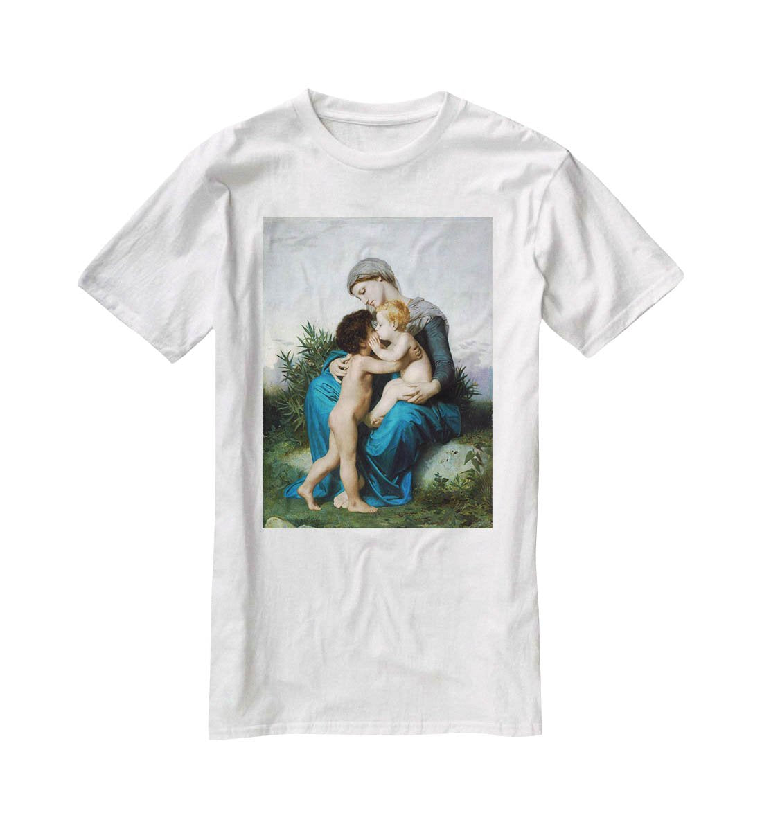 Fraternal Love By Bouguereau T-Shirt - Canvas Art Rocks - 5