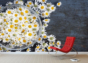 Fresh medicinal roman chamomile flower Wall Mural Wallpaper - Canvas Art Rocks - 2