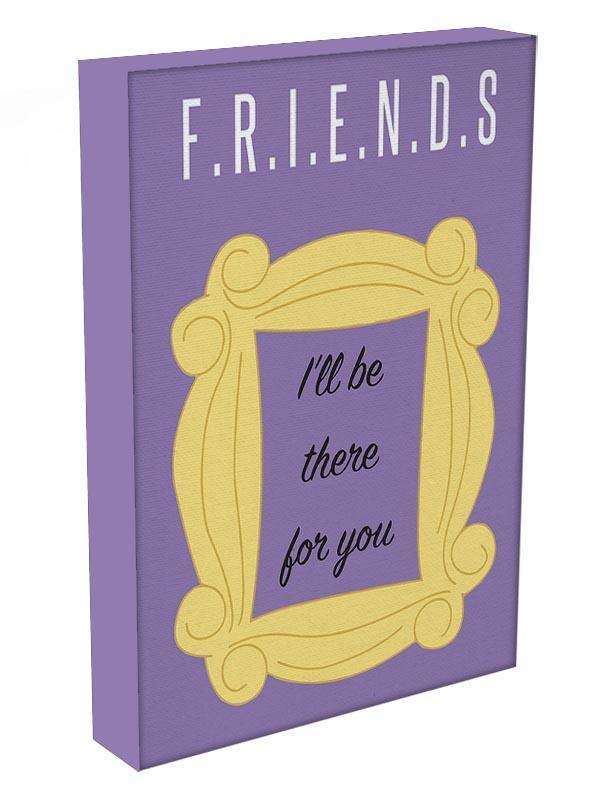 Friends Ill Be There For You Minimal Movie Canvas Print or Poster - Canvas Art Rocks - 3