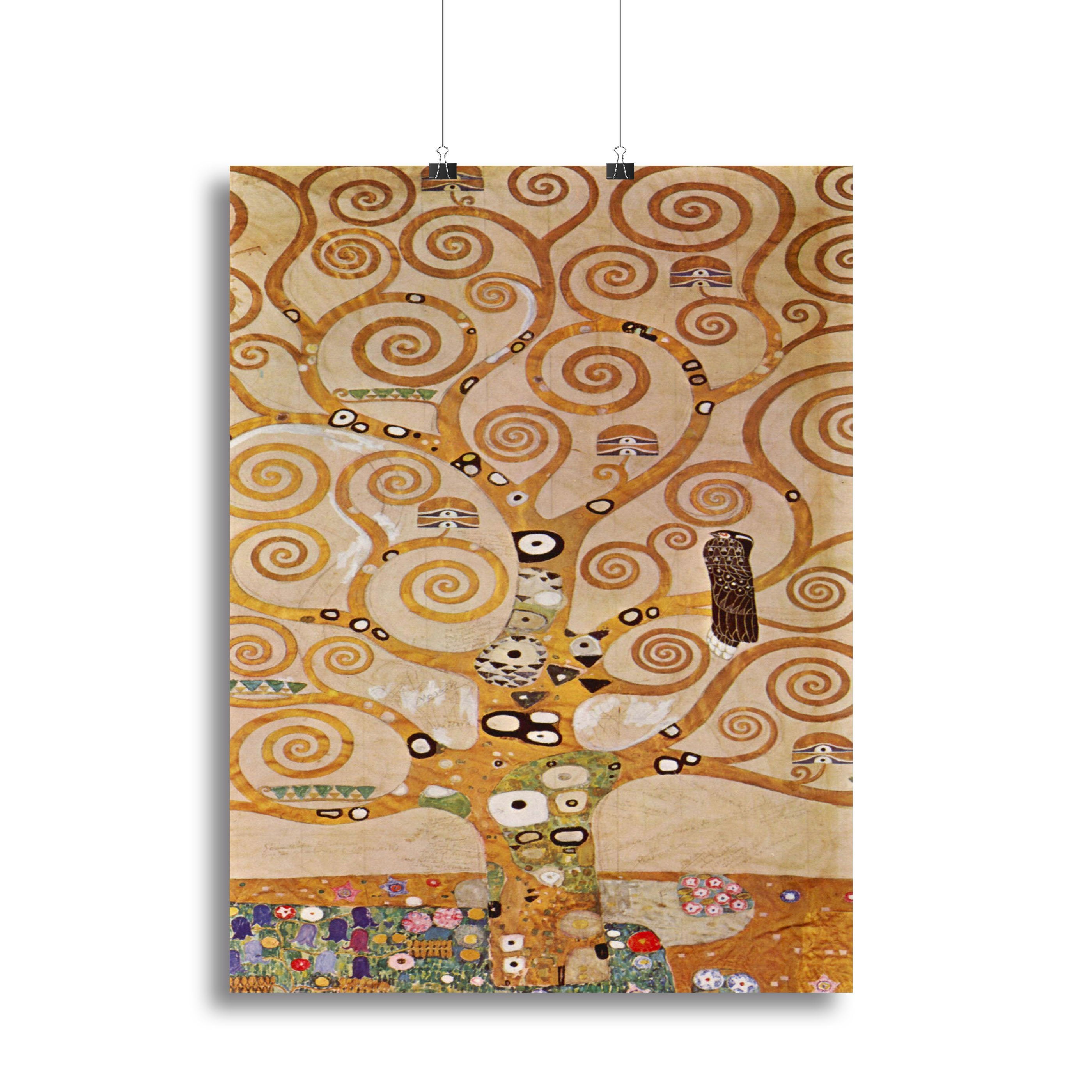 Frieze II by Klimt Canvas Print or Poster