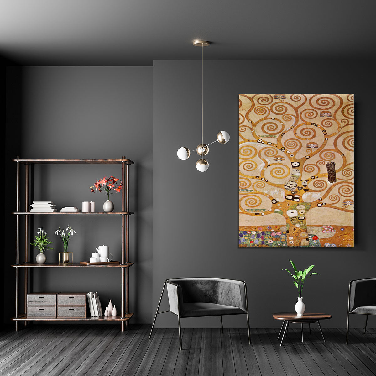 Frieze II by Klimt Canvas Print or Poster - Canvas Art Rocks - 5