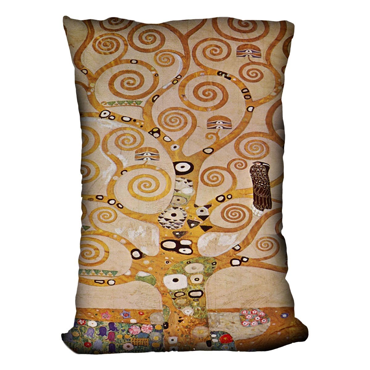Frieze II by Klimt Throw Pillow