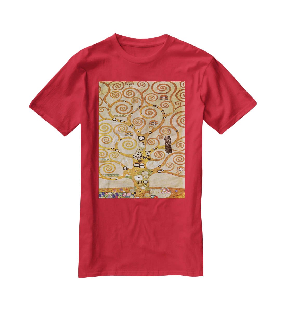 Frieze II by Klimt T-Shirt - Canvas Art Rocks - 4