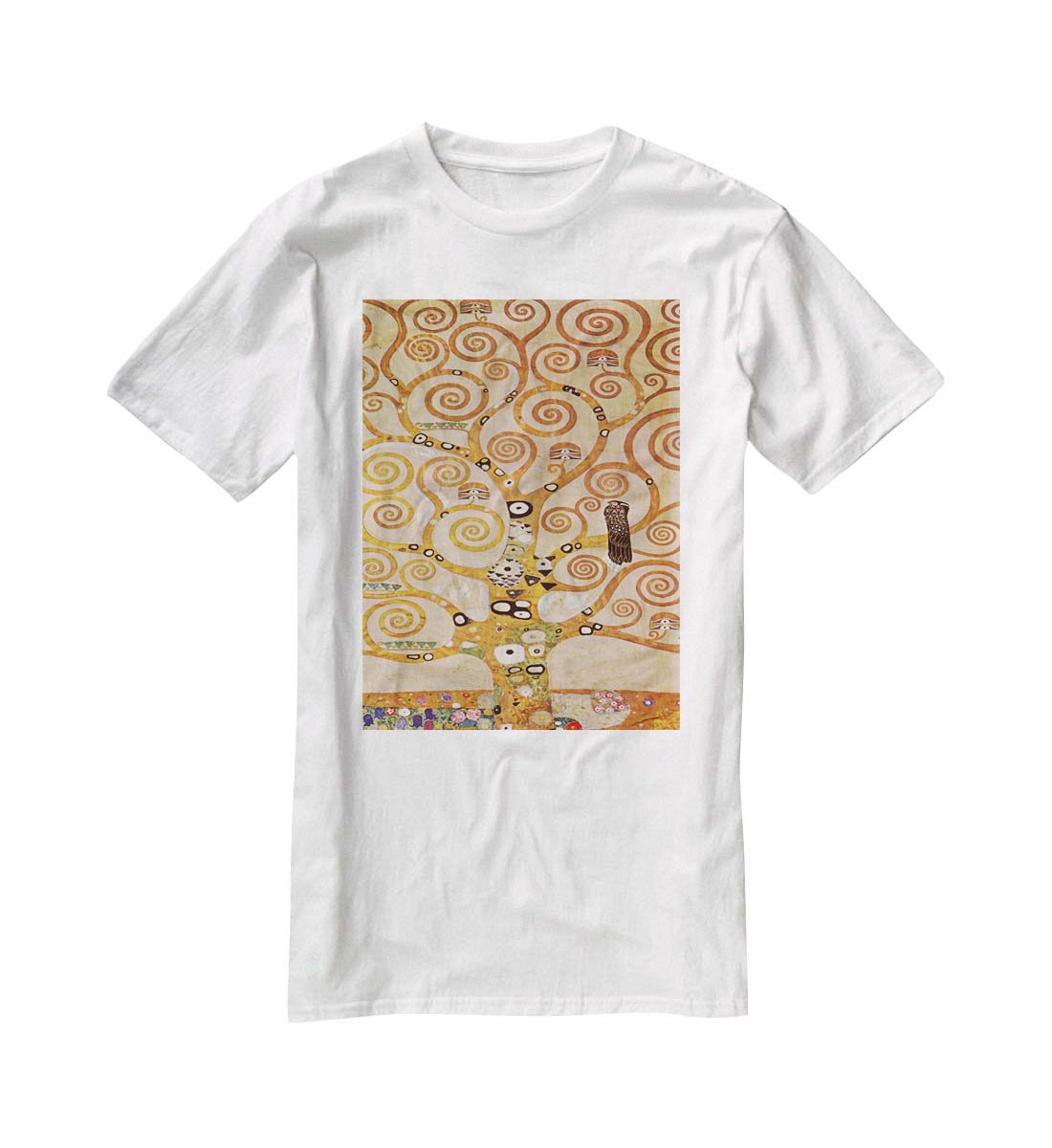 Frieze II by Klimt T-Shirt - Canvas Art Rocks - 5
