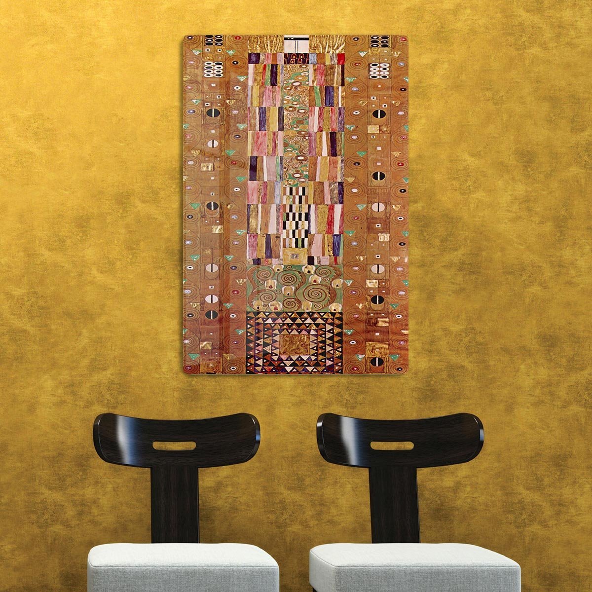 Frieze by Klimt HD Metal Print