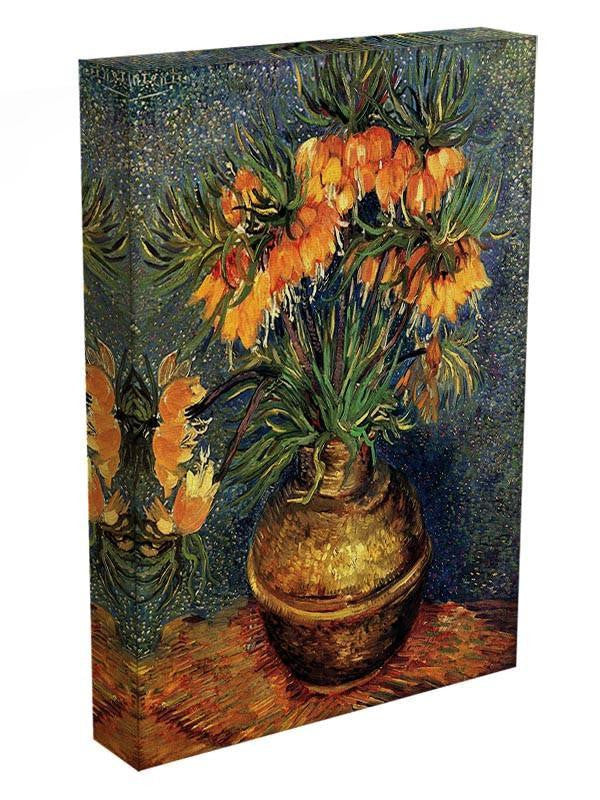 Fritillaries in a Copper Vase by Van Gogh Canvas Print & Poster - Canvas Art Rocks - 3
