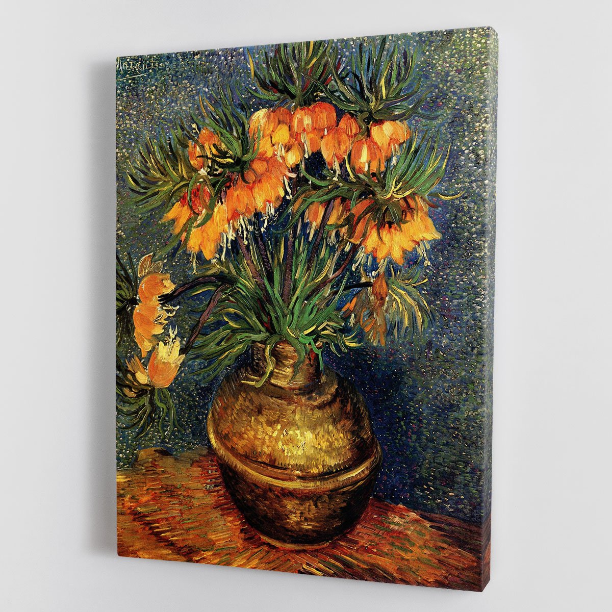 Fritillaries in a Copper Vase by Van Gogh Canvas Print or Poster