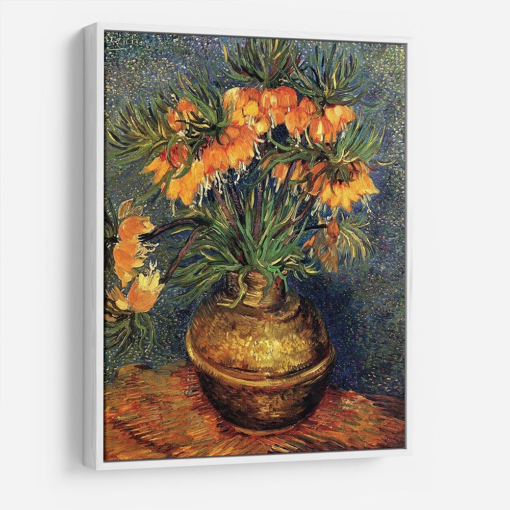 Fritillaries in a Copper Vase by Van Gogh HD Metal Print