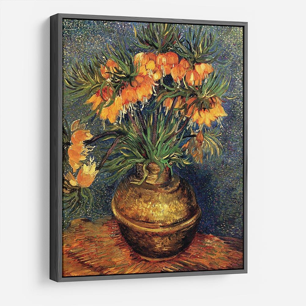 Fritillaries in a Copper Vase by Van Gogh HD Metal Print