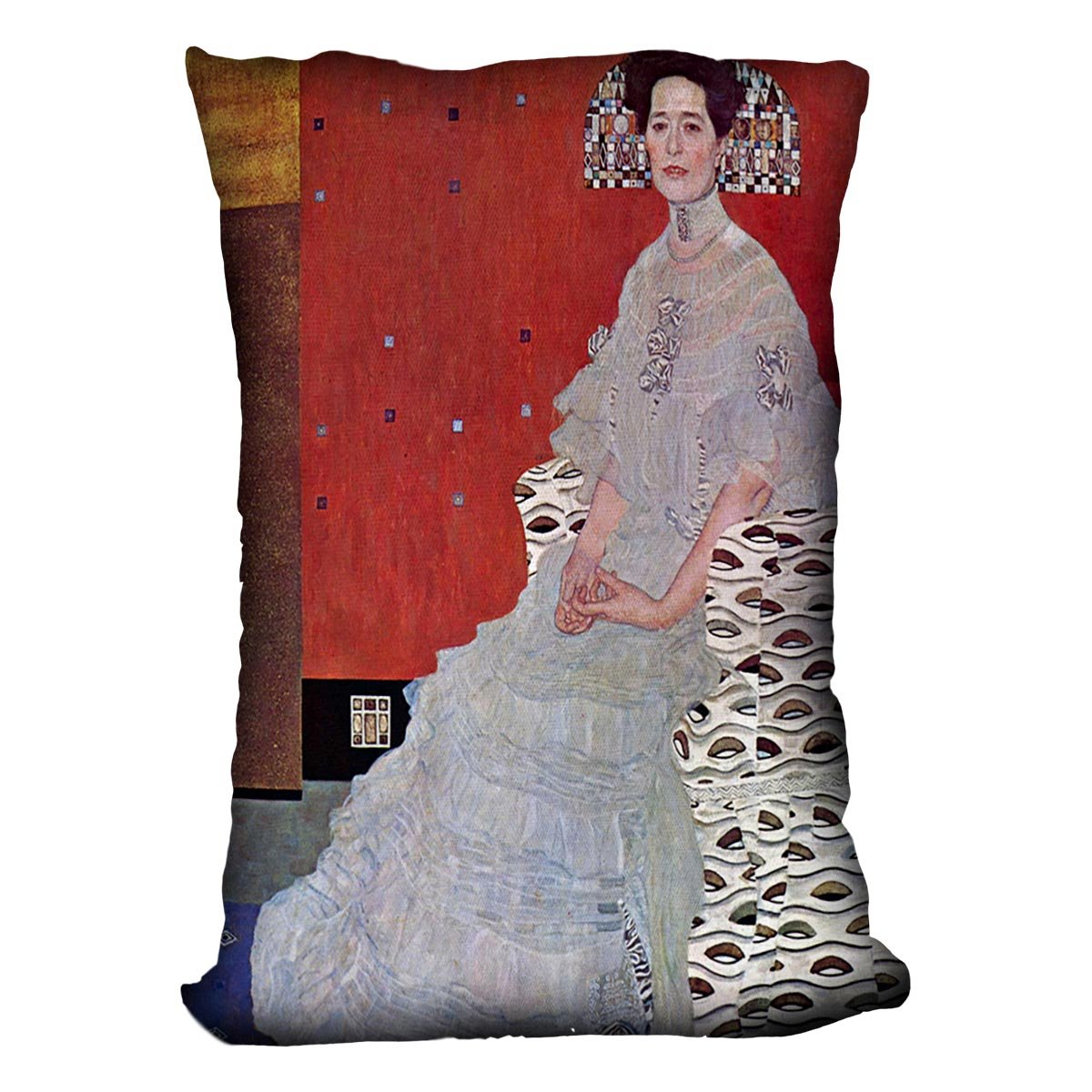 Fritza Reidler Klimt Throw Pillow