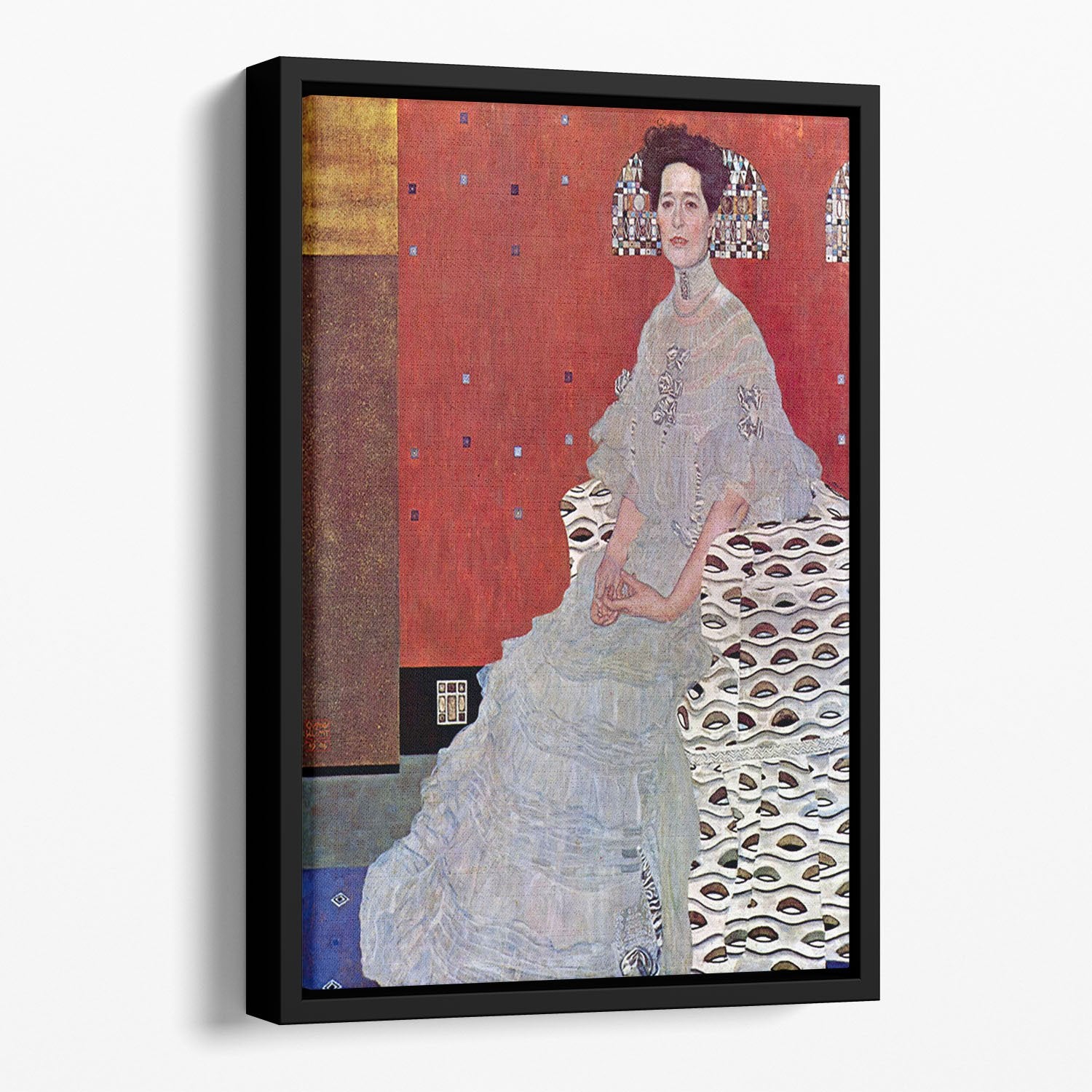 Fritza Reidler Klimt Floating Framed Canvas