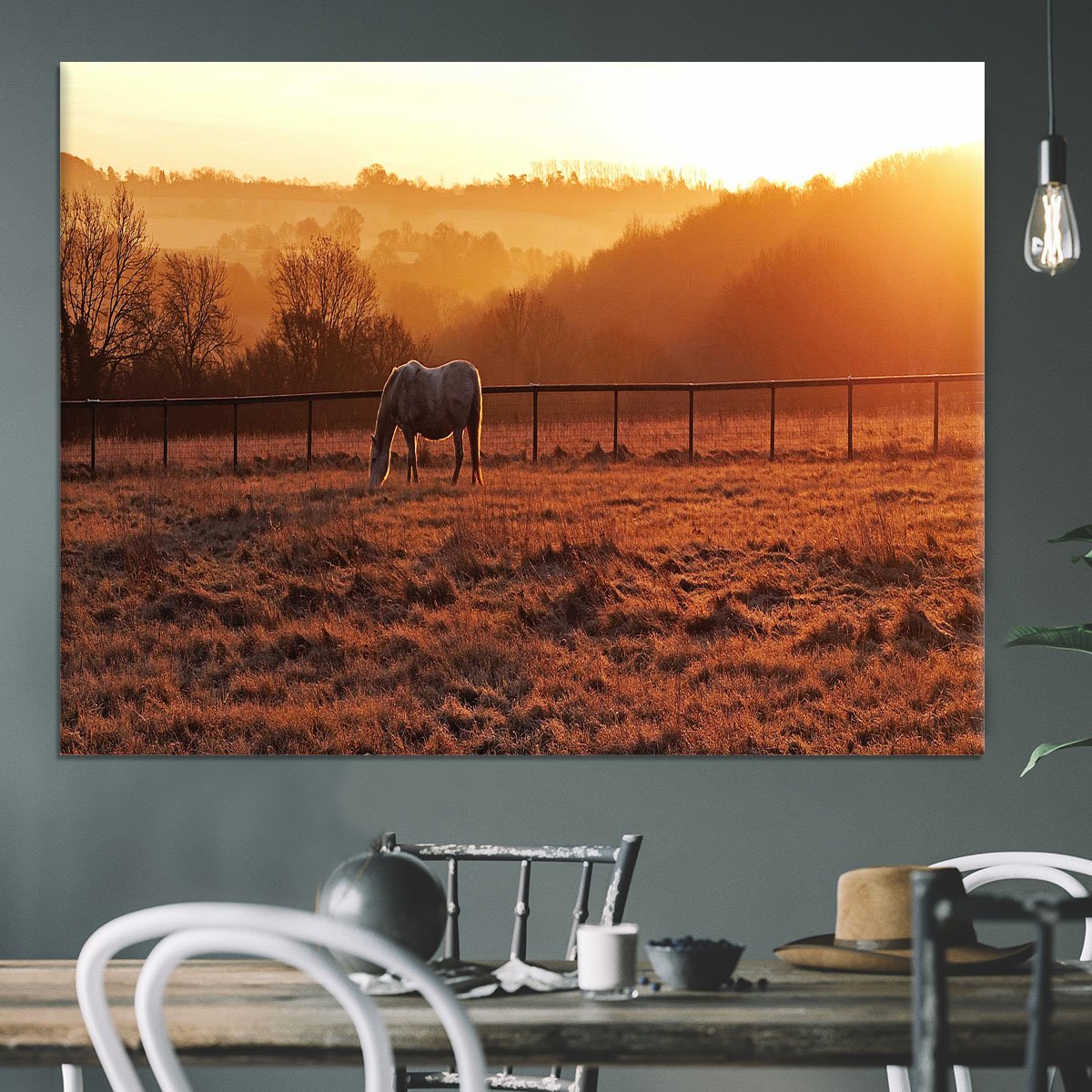 Frosty Morning Canvas Print or Poster