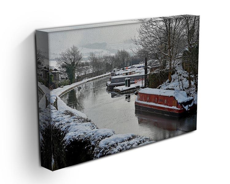 Frozen Canal Canvas Print or Poster - Canvas Art Rocks - 3