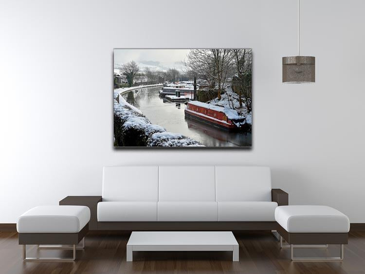 Frozen Canal Canvas Print or Poster - Canvas Art Rocks - 4