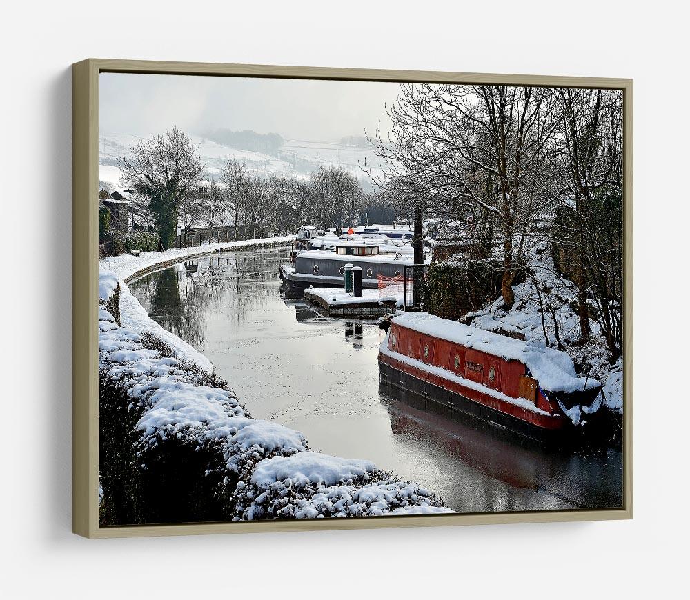 Frozen Canal HD Metal Print - Canvas Art Rocks - 8