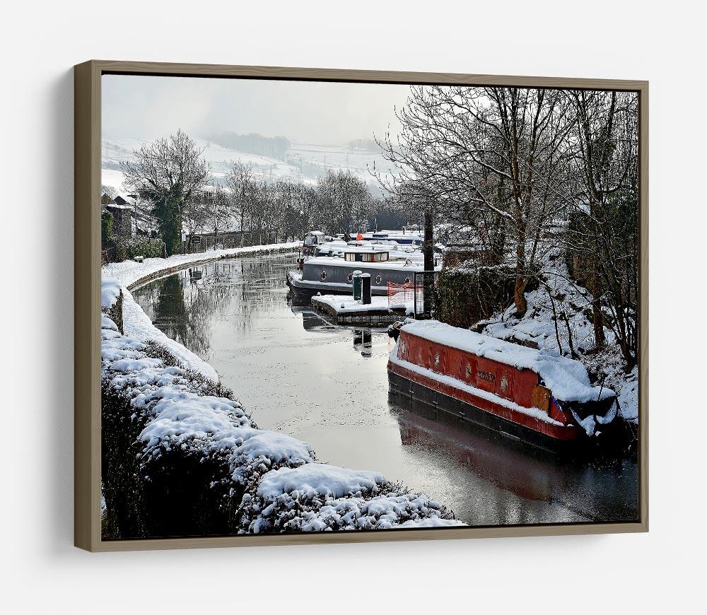 Frozen Canal HD Metal Print - Canvas Art Rocks - 10