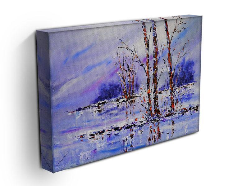 Frozen Tree Painting Canvas Print or Poster - Canvas Art Rocks - 3