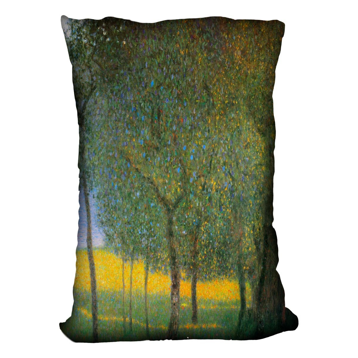 Fruit Trees by Klimt Throw Pillow