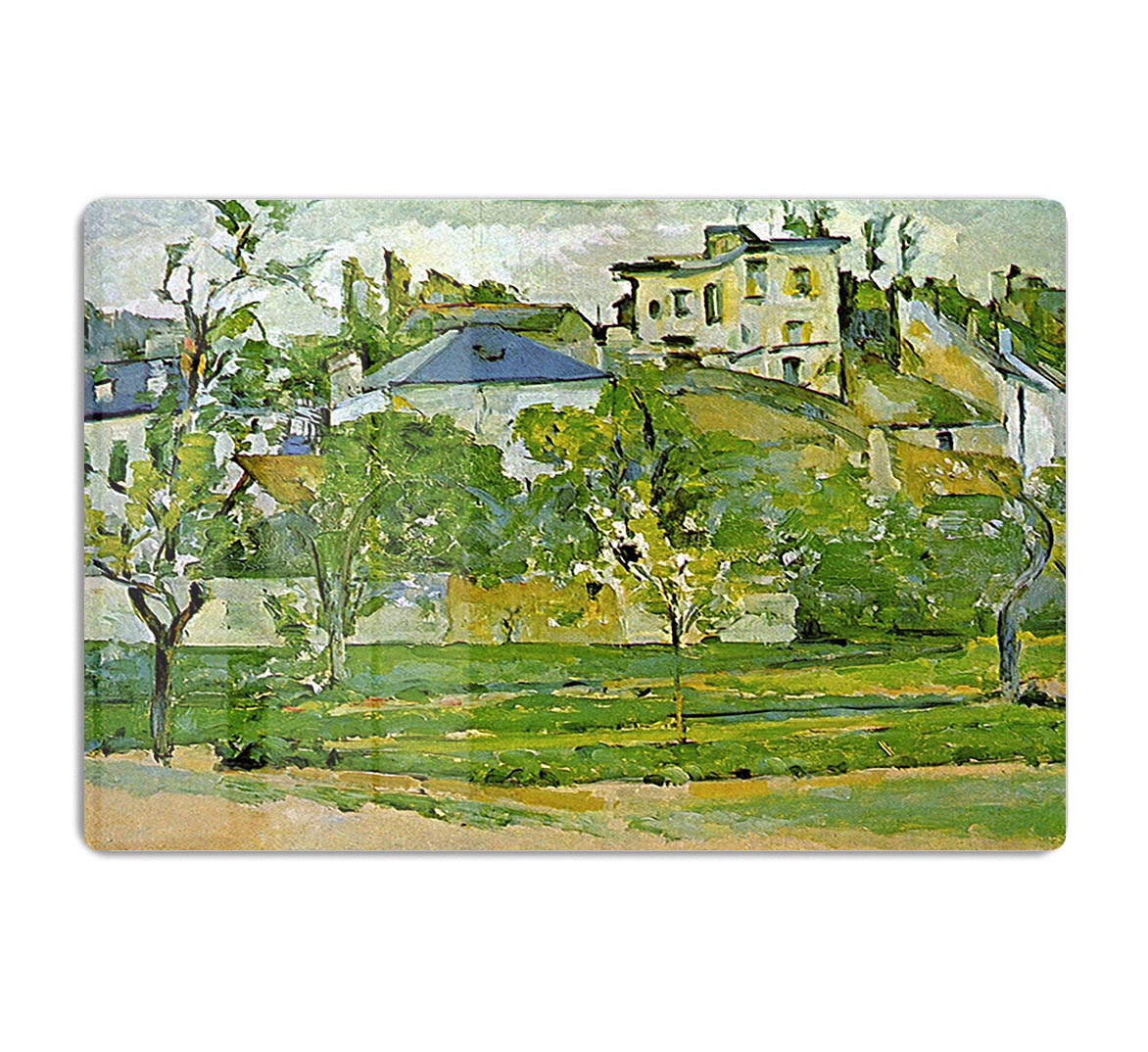 Fruit garden in Pontoise by Cezanne Acrylic Block - Canvas Art Rocks - 1