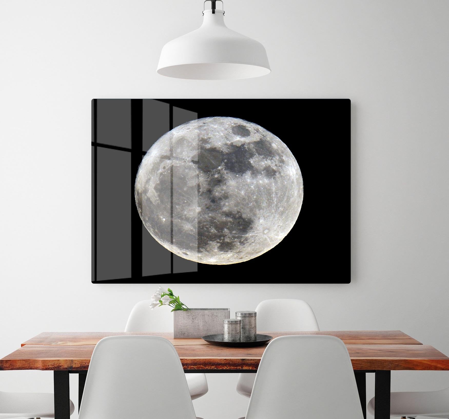 Full Moon HD Metal Print - Canvas Art Rocks - 2