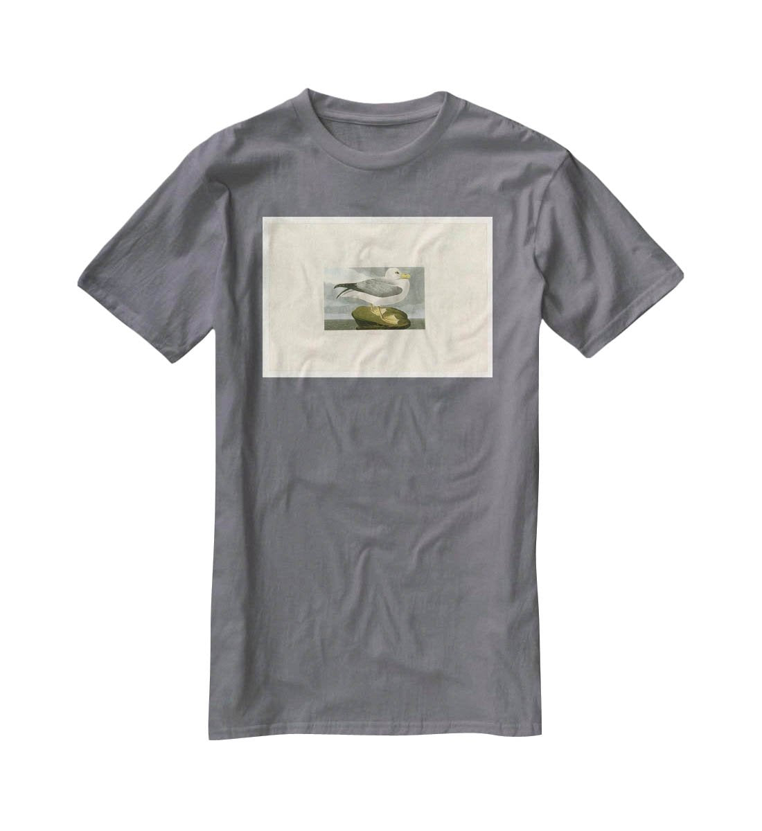 Fulmar Petrel by Audubon T-Shirt - Canvas Art Rocks - 3