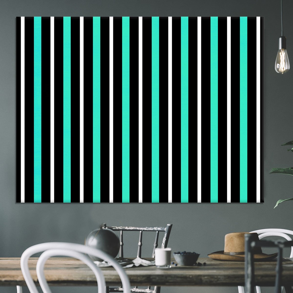 Funky Stripes FS1 Canvas Print or Poster