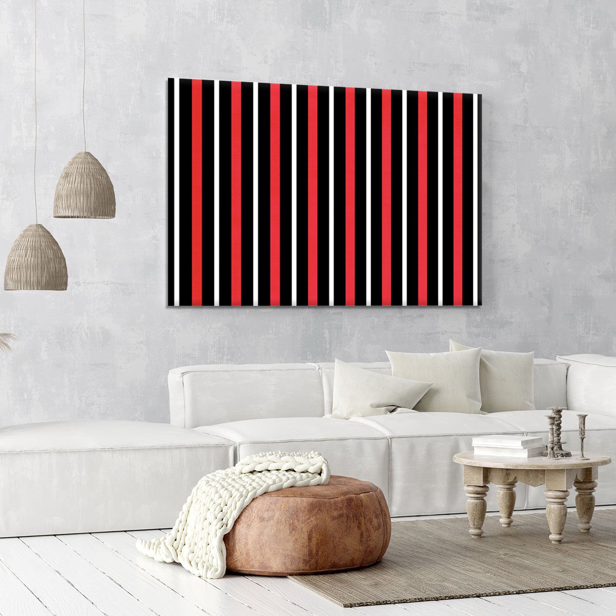 Funky Stripes FS4 Canvas Print or Poster