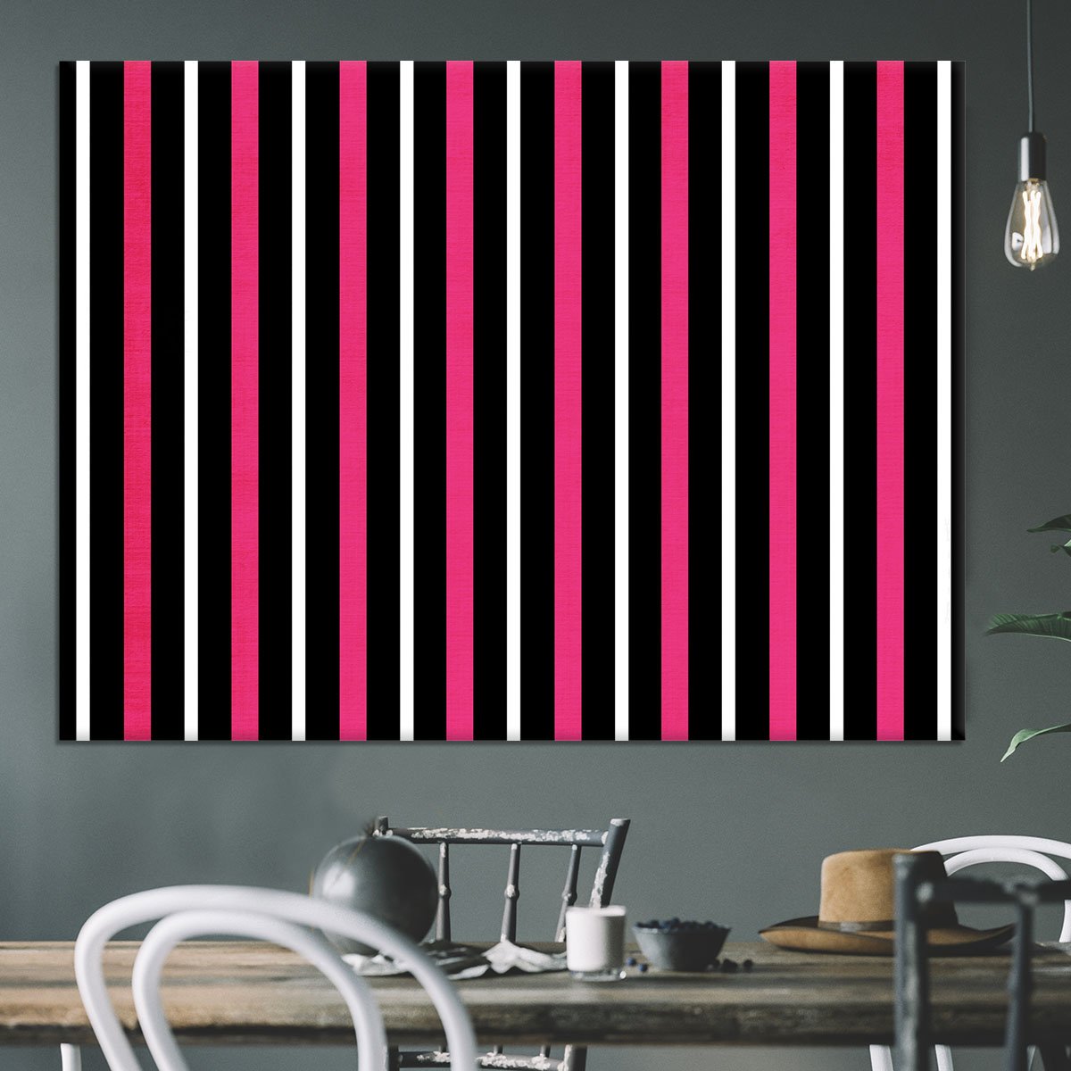Funky Stripes FS Canvas Print or Poster