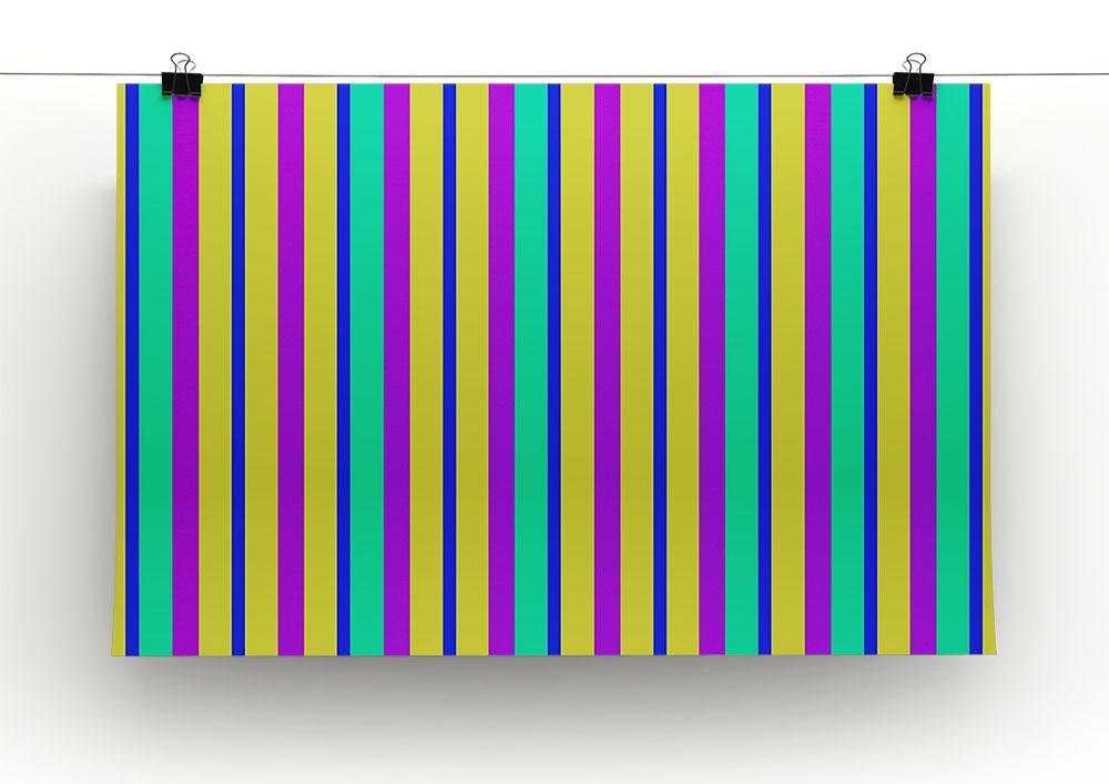 Funky Stripes Multi 1 Canvas Print or Poster - Canvas Art Rocks - 2