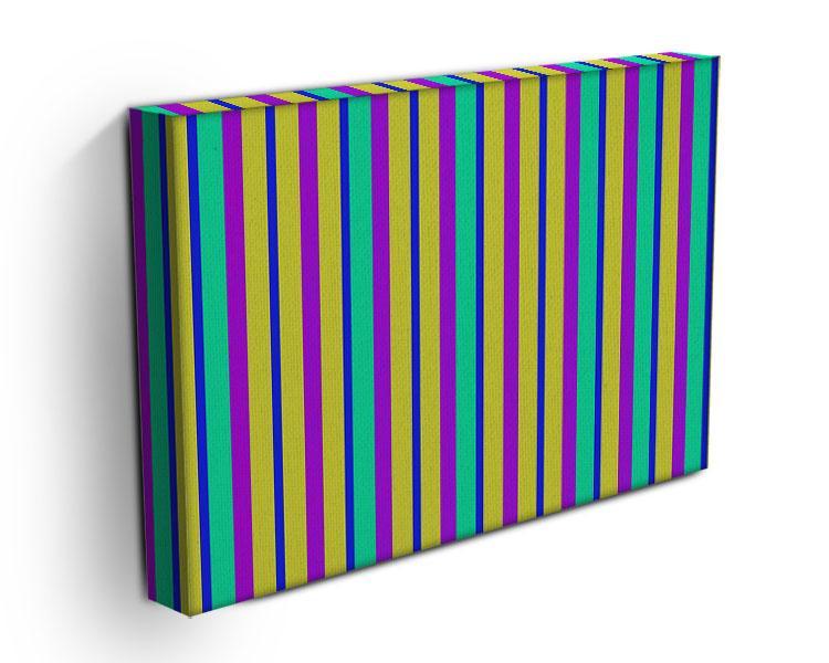 Funky Stripes Multi 1 Canvas Print or Poster - Canvas Art Rocks - 3