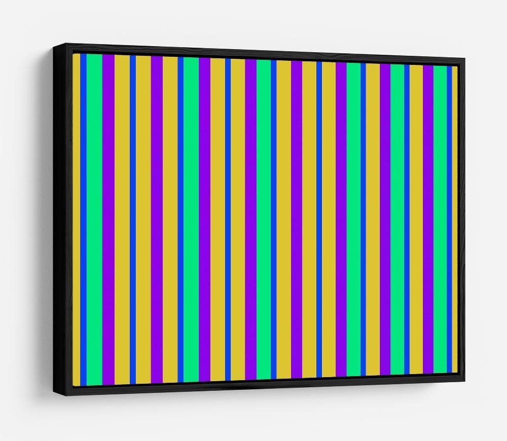 Funky Stripes Multi 2 HD Metal Print