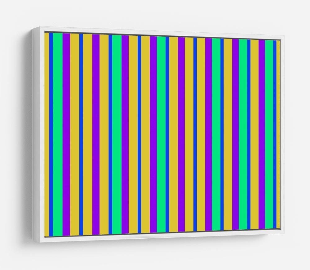 Funky Stripes Multi 2 HD Metal Print