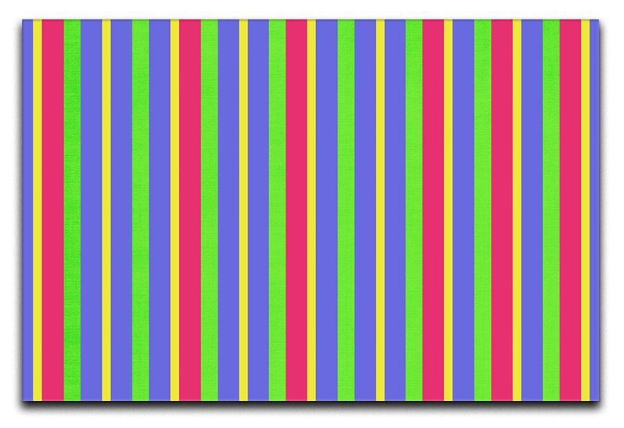 Funky Stripes Multi Canvas Print or Poster  - Canvas Art Rocks - 1