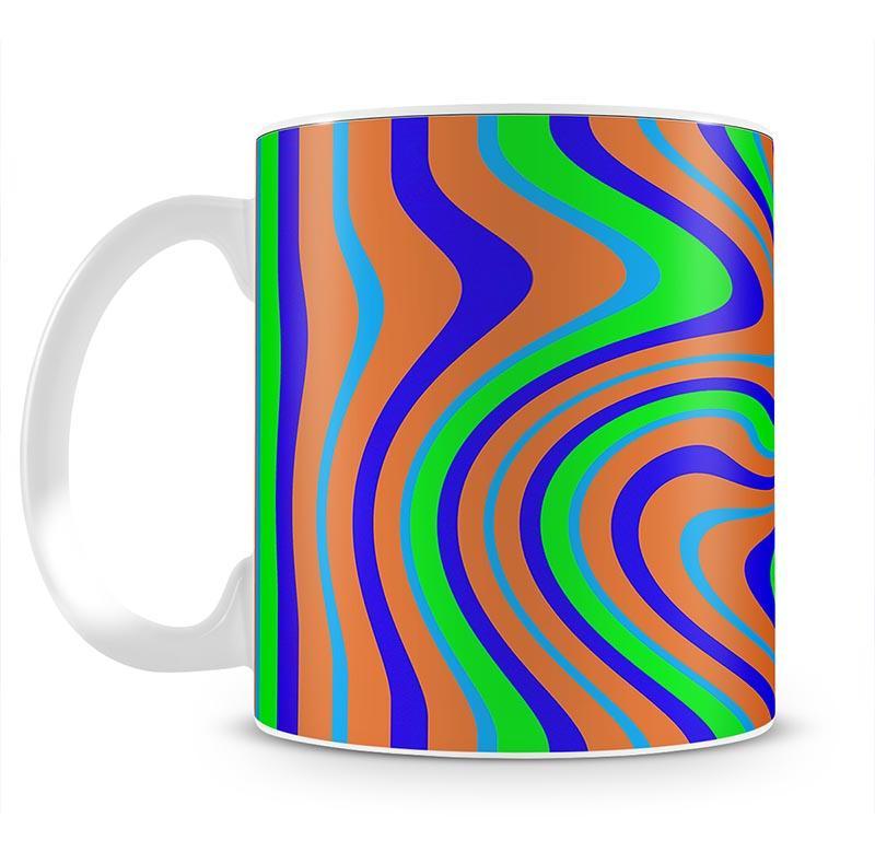 Funky Stripes Swirl 1 Mug - Canvas Art Rocks - 2