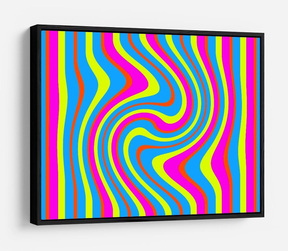 Funky Stripes Swirl 2 HD Metal Print