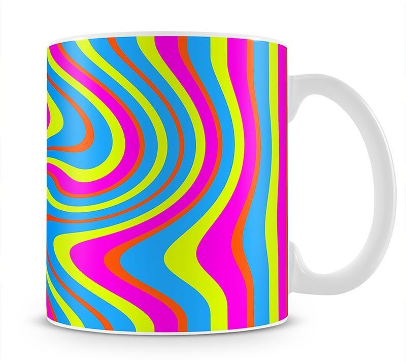 Funky Stripes Swirl 2 Mug - Canvas Art Rocks - 1