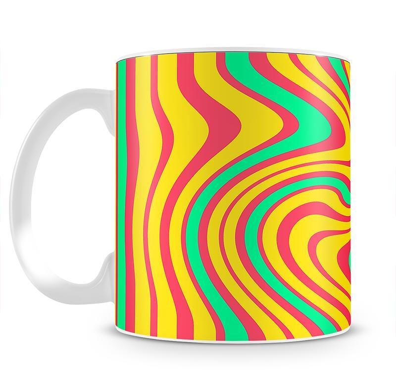 Funky Stripes Swirl 4 Mug - Canvas Art Rocks - 2
