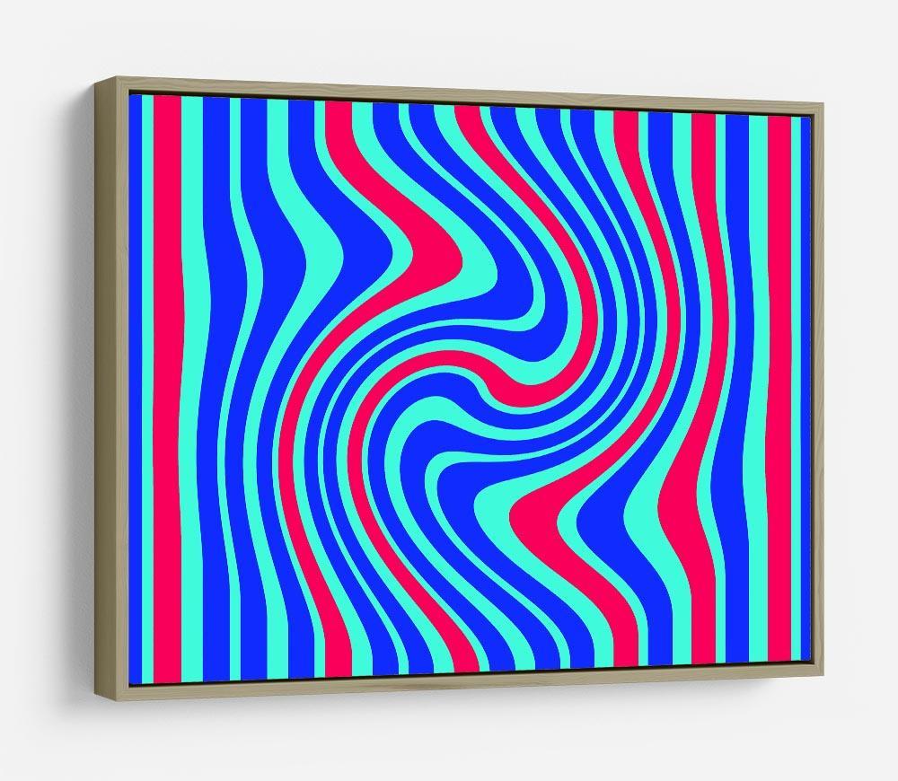 Funky Stripes Swirl 5 HD Metal Print