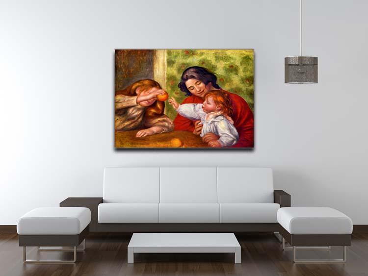 Gabrielle Jean and a girl by Renoir Canvas Print or Poster - Canvas Art Rocks - 4