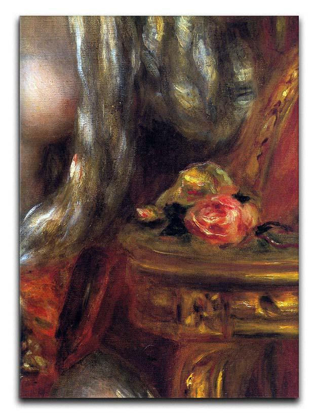 Gabrielle with jewels detail by Renoir Canvas Print or Poster  - Canvas Art Rocks - 1