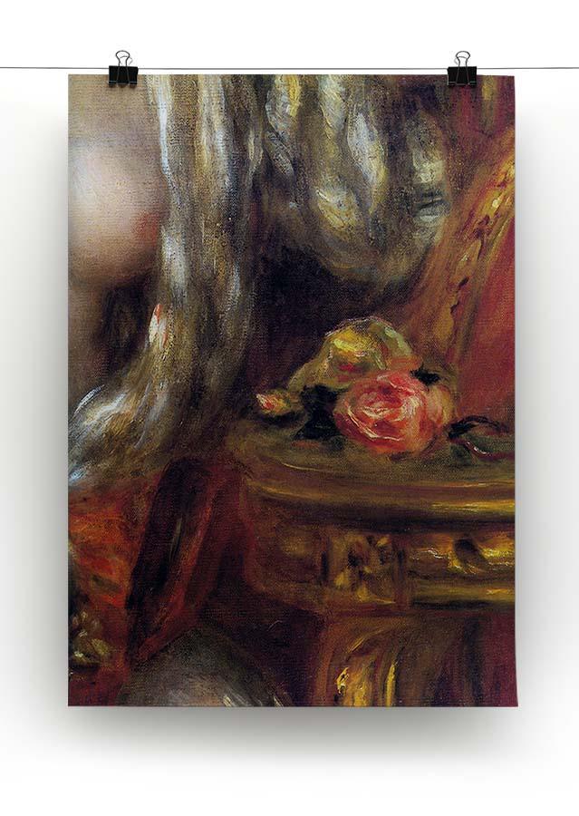 Gabrielle with jewels detail by Renoir Canvas Print or Poster - Canvas Art Rocks - 2