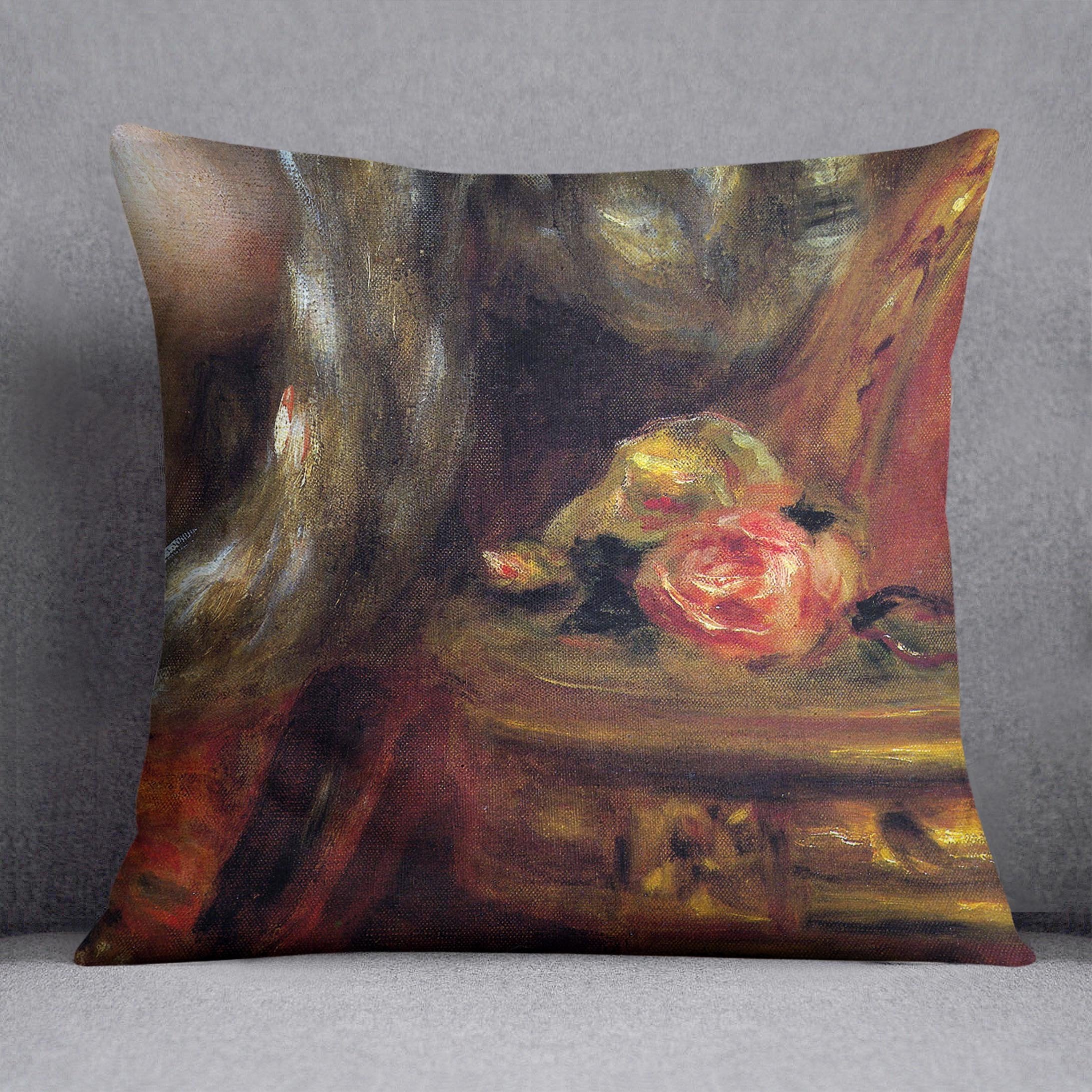 Gabrielle with jewels detail by Renoir Throw Pillow