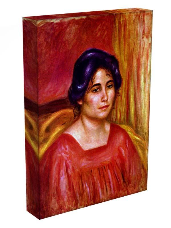 Gabrielle with red blouse by Renoir Canvas Print or Poster - Canvas Art Rocks - 3