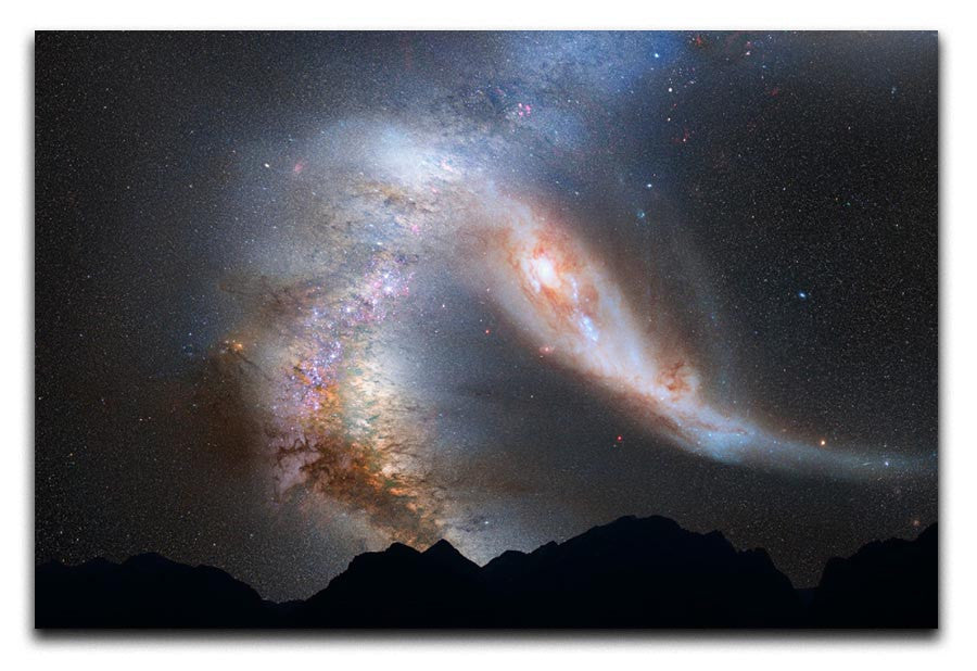 Galaxy Sky Canvas Print - Canvas Art Rocks - 1