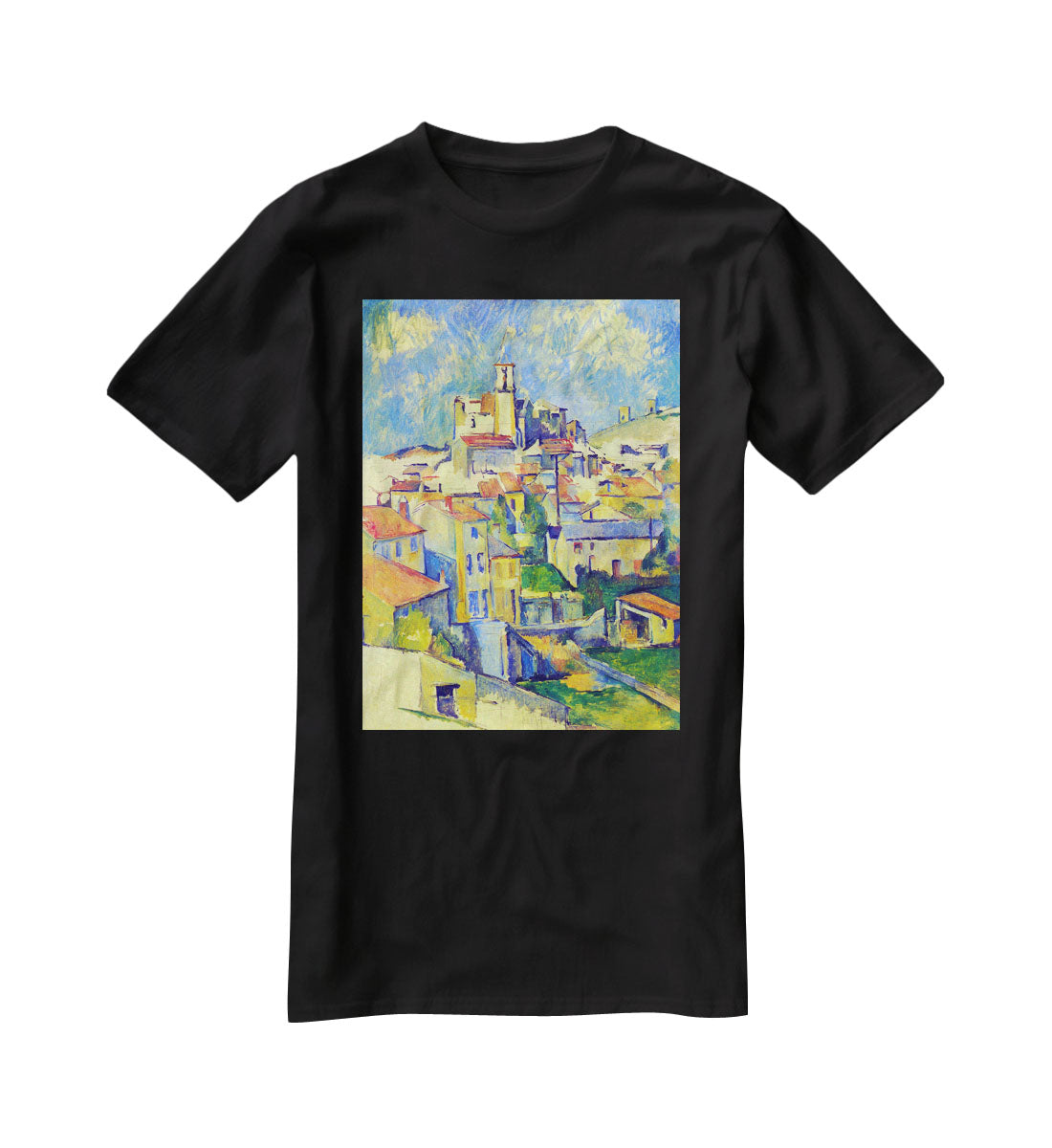 Gardanne by Cezanne T-Shirt - Canvas Art Rocks - 1