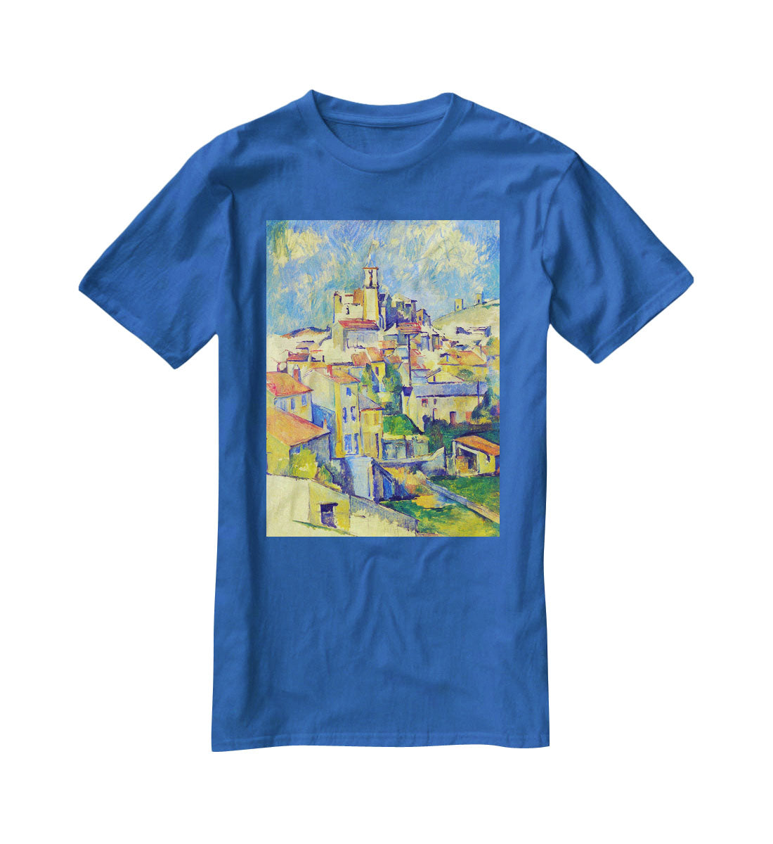 Gardanne by Cezanne T-Shirt - Canvas Art Rocks - 2